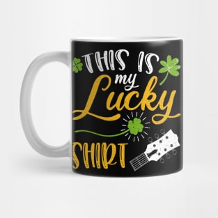 Guitar This is My Lucky Shirt St Patrick's Day Mug